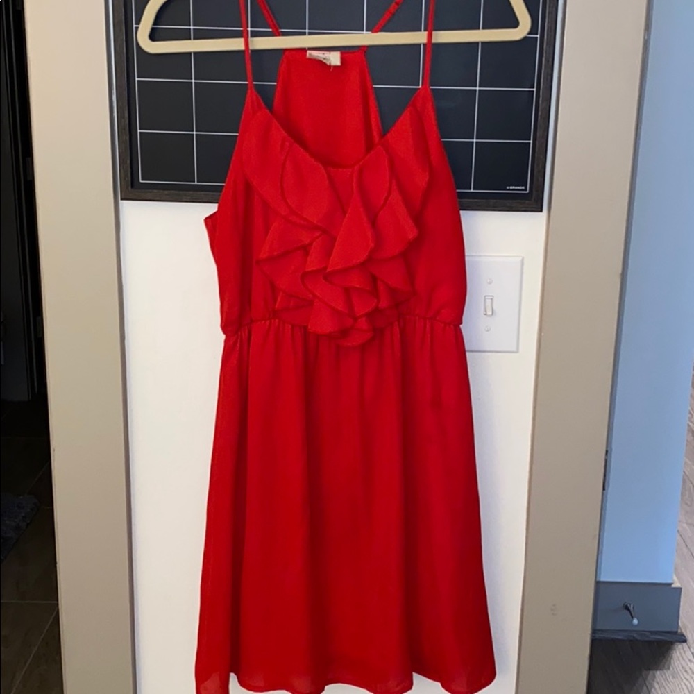 Red dress